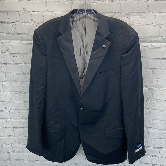 ⭐️NWT (895) Hart Schaffner Marx New York Fit Reda Flexo Italian wool blazer 44R - Picture 2 of 11